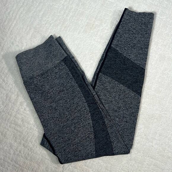 PINK Pants - PINK Victoria's Secret Active long black charcoal athletic leggings  L